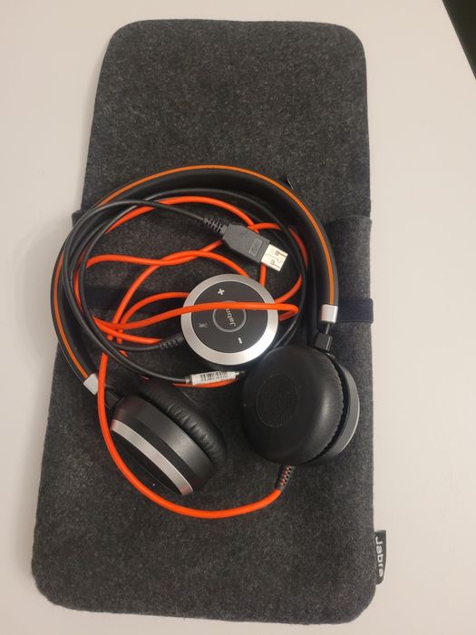 2 x Casti Stereo Jabra Evolve 40, On-Ear, Negru