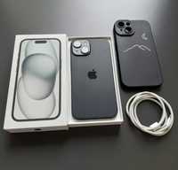 Iphone 15 Black 100% cutie cablu liber de retea