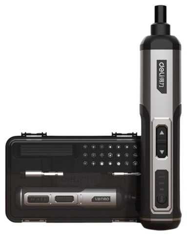 Аккумуляторная отвертка DELI DL-DP04-2B2-24, 4 В