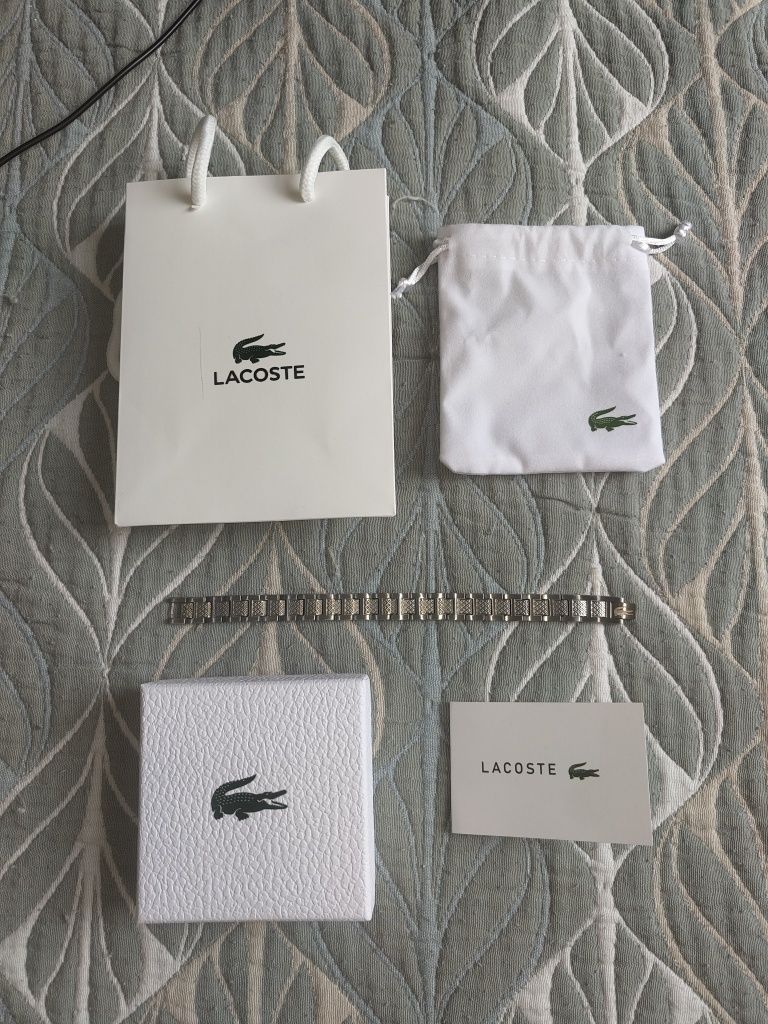 Елегантна мъжка гривна Lacoste METROPOLE
