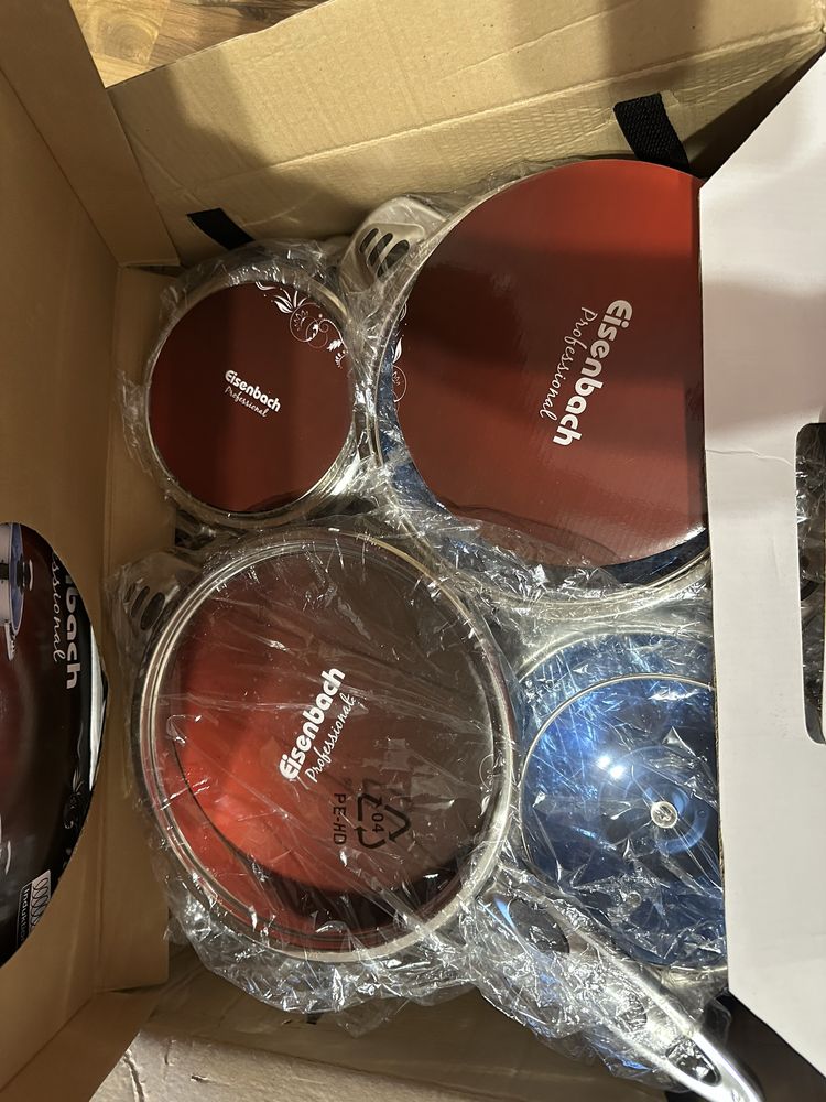 Тенджерu Eisenbach Professional Комплект:16 части (16PCS Cookware Set)