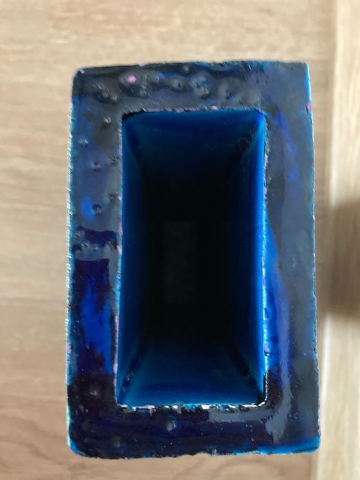 Vintage Bitossi ваза от серията Rimini Blue на Aldo Londi