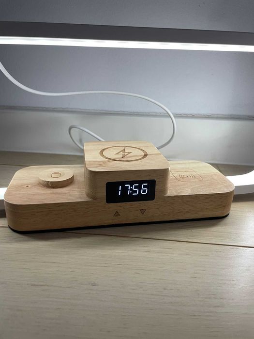 Set Lampi de noptiera cu functie de incarcare wireless