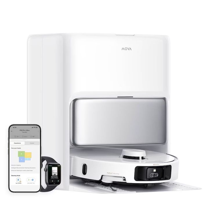 Robot aspirator Mova Dreame P50 Pro Ultra 19000 Pa Alb
