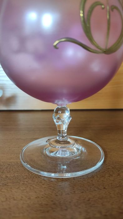 Цветна кристална чаша за юбилей