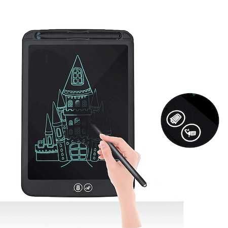 Tableta Digitala LCD pentru scris si desenat , 10,5 inch Negru