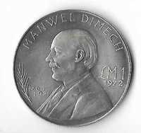 1 lira 1972 - Malta, 10 grame argint!