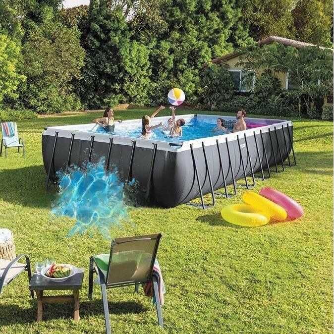 INTEX Каркасный бассейн Rectangular Ultra Frame Pool 975 x 488 x 132