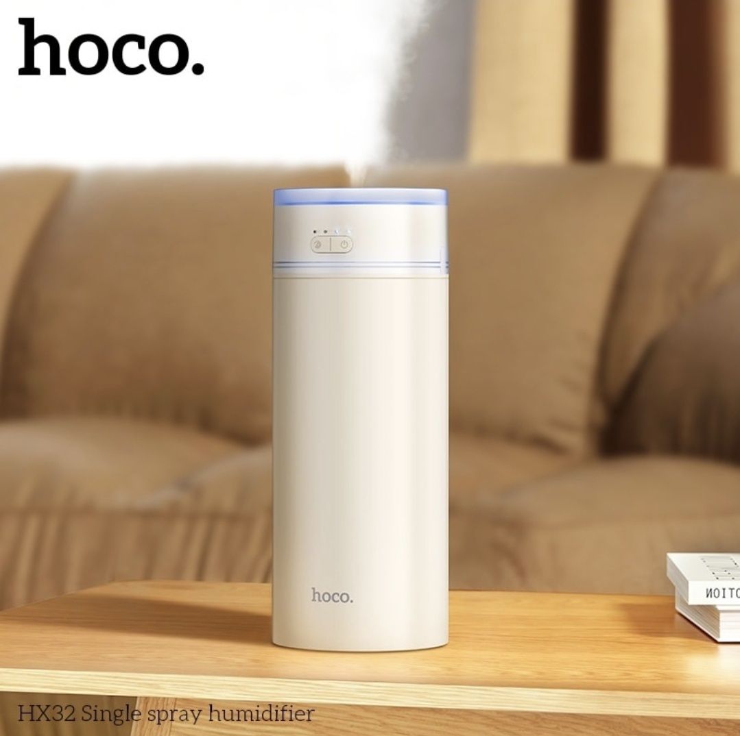 Hoco HX32 Увлажнитель воздуха 500мл для дома и офиса RGB подсветкой