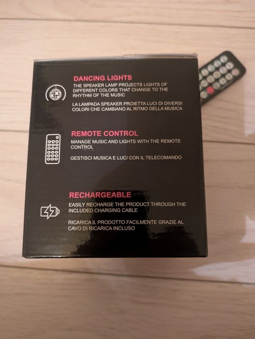 Boxa Disco cu bluetooth si lumini