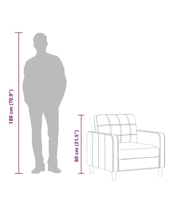 Нов модерен Фотьойл тъмносив