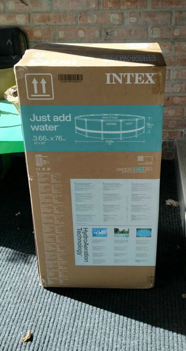 Piscina rotunda cu cadru metalic Prism Frame Premium Intex