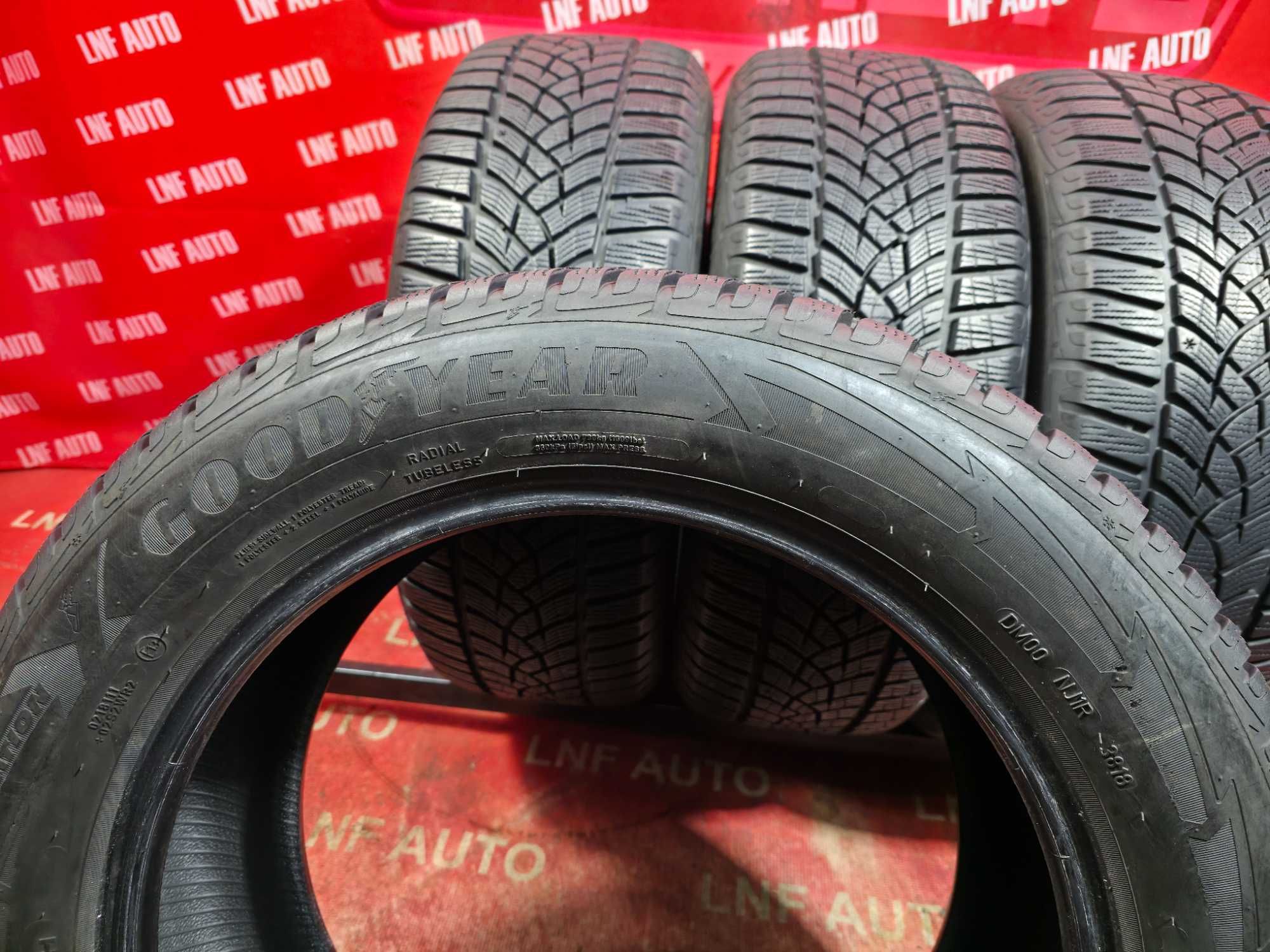 Anvelope de IARNA - 225/55/17 - GoodYear - 8.55 MM - DOT 2018 !