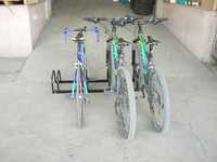 Rastel, pentru 4 biciclete, 130x32x26 cm, Corturi24.ro