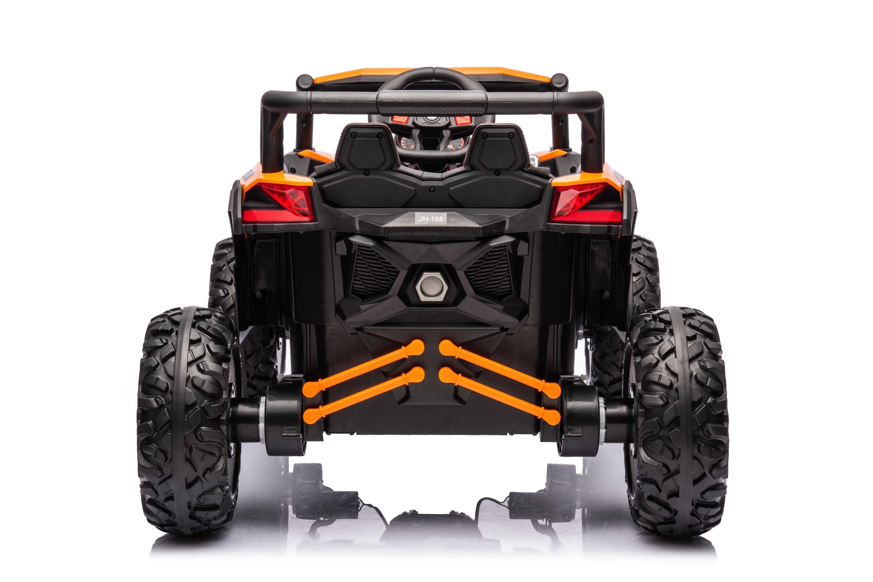 UTV electric pentru copii, Kinderauto JH-105 4x 30W 12V 14Ah orange