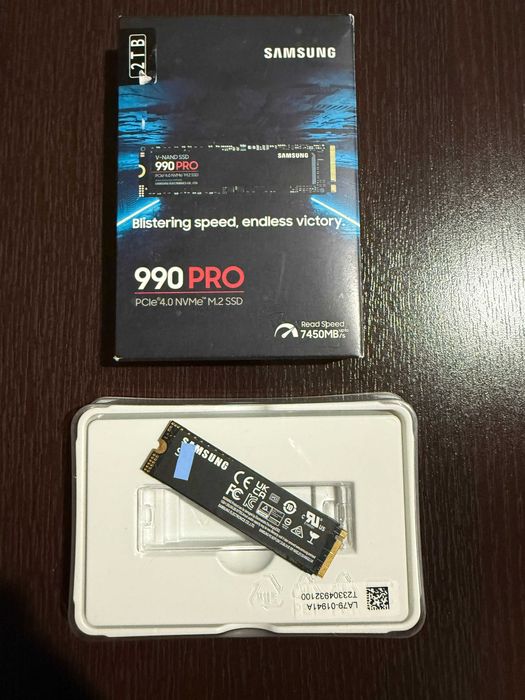 SSD Samsung 990 PRO 2TB, PCIe Gen 4.0 x4, NVMe, M.2, CA NOU