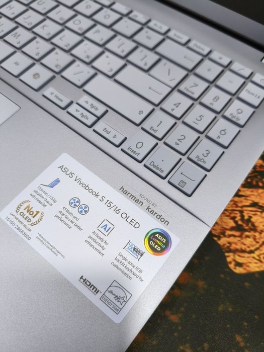 Ноутбук Noutbuk Asus vivobook s15 OLED Core Ultra 5 Bepul yetkazish bn