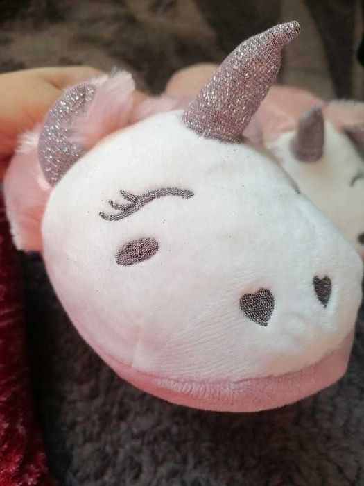 Papuci de casa unicorn noi