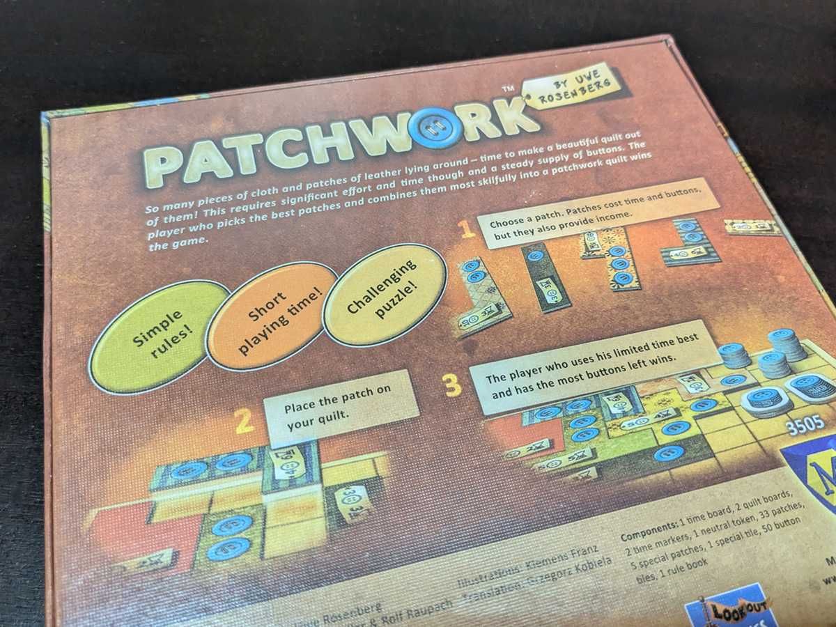 Настолна игра Patchwork