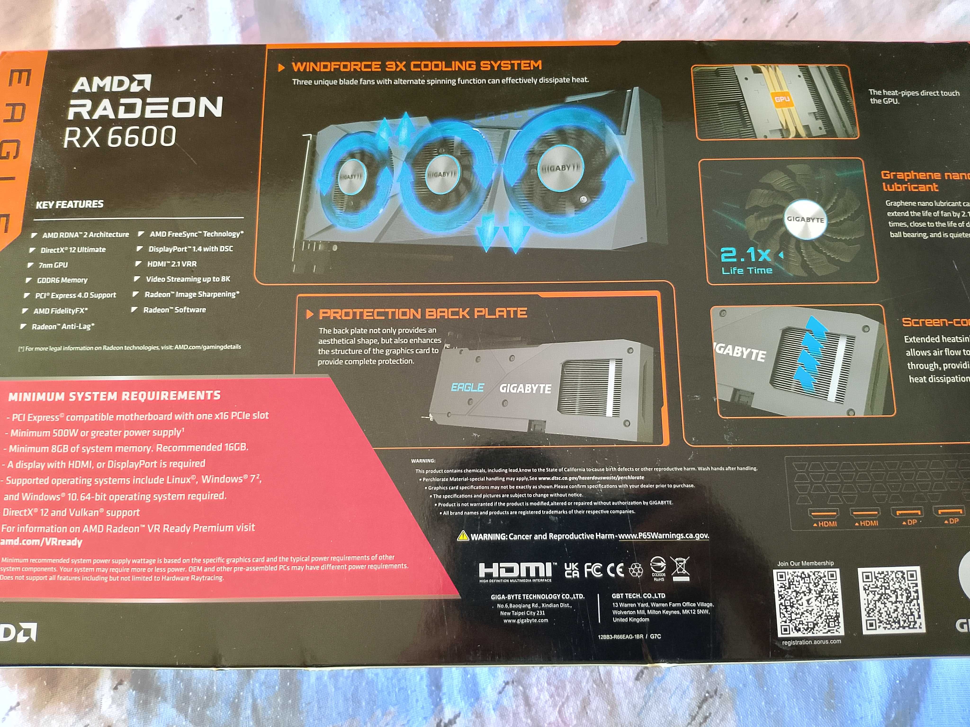 Продавам Gaming PC с RX 6600 8Gb, 5600x, 32Gb Ram, 1TB Nvme + 1TB SSD