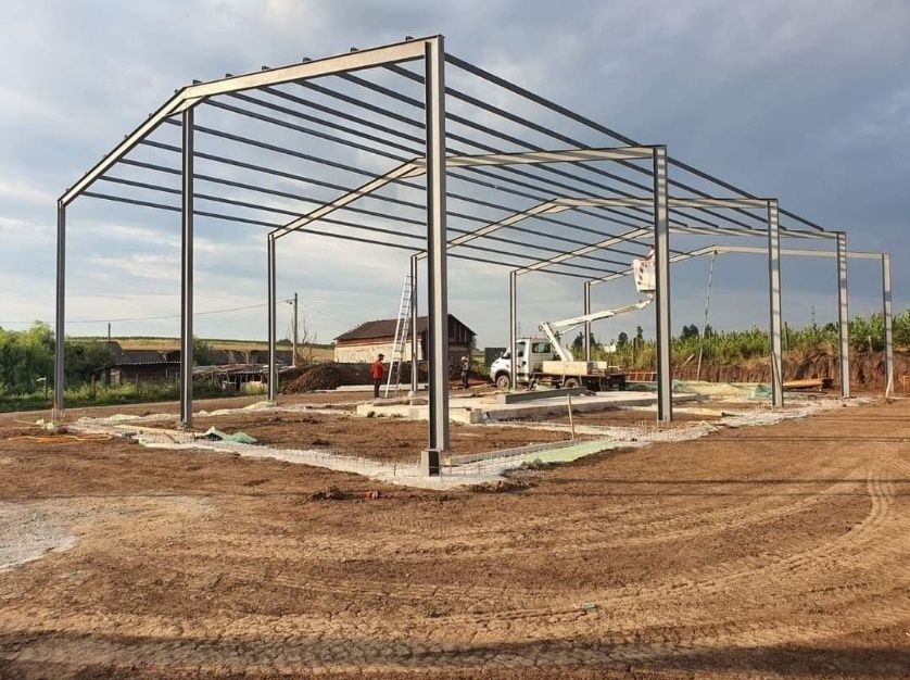 Vand structura hala metalica 12x30h4,5