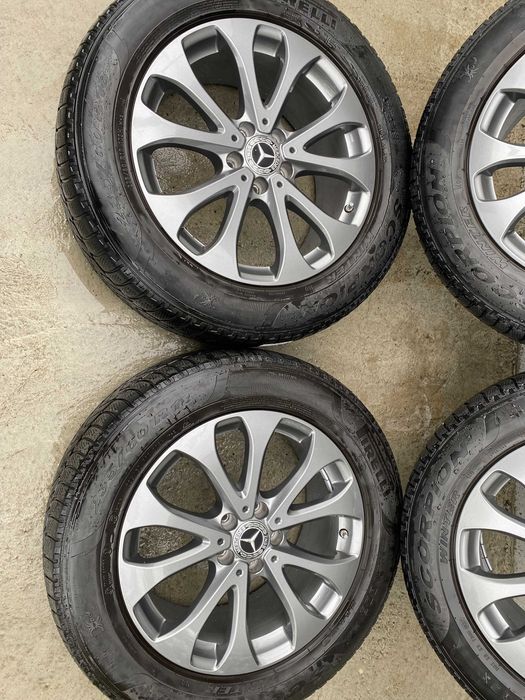 Jante originale Mercedes 18 cu anvelope de iarna