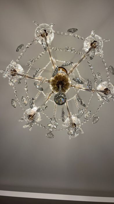 Висящ лампион с кристали