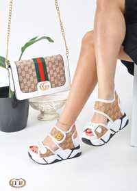 Set Gucci  380 lei
36-40
Geanta 180
Sandale 170 lei