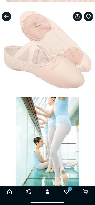 Demi- poante voal strech balet, fete, masura 37