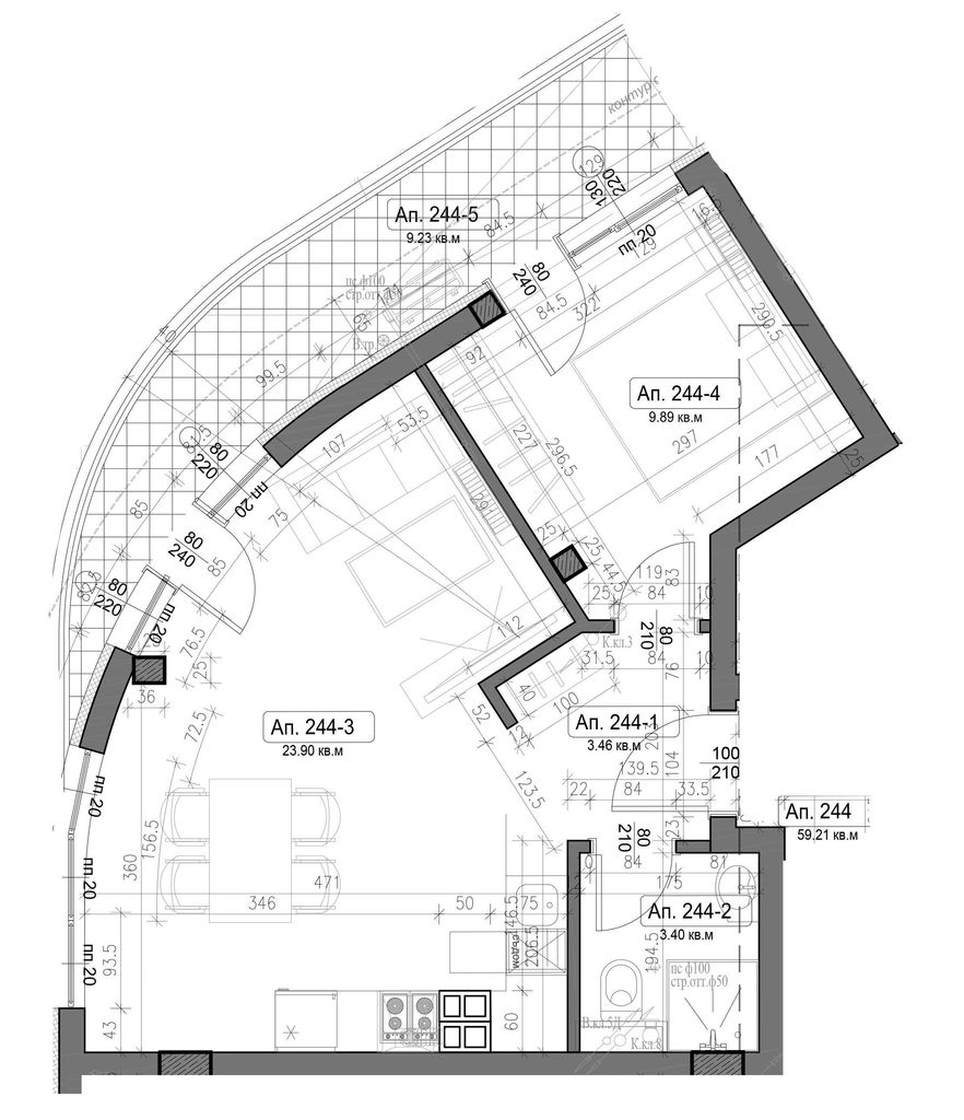 Продава се Двустаен апартамент в Варна, Възраждане 1 - 103 кв.м за 1272 €/кв.м - Снимка #6
