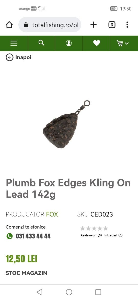 Plumb Fox Edges Kling On 142 gr