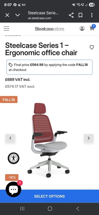 Scaun birou Steelcase