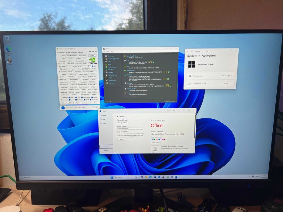 Unitate Desktop Gaming i7, 16GB ram, GTX 1660 SUPER 6GB, 1.25TB