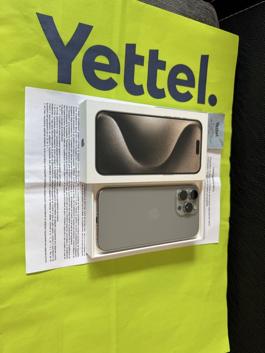 КАТО НОВ 256GB iPhone 15 Pro Max Yettel Гаранция 2026г. Natural