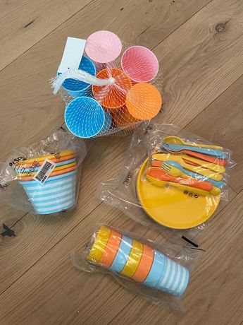 Set picnic plastic (reutilizabil)
