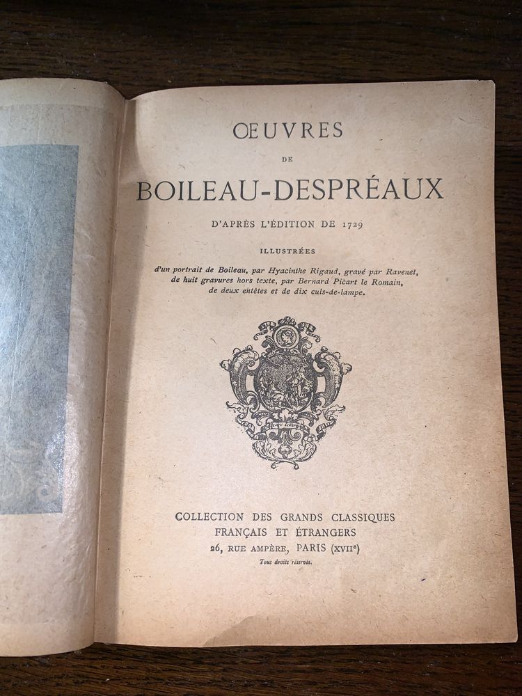 Livres anciens en français
