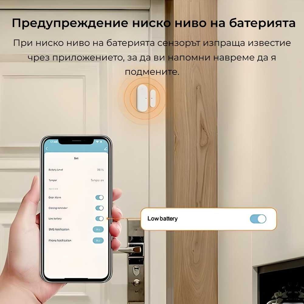 Avatto ZDS16 – ZigBee Смарт сензор за врати и прозорци