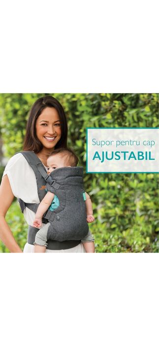 Marsupiu Ergonomic Bebelusi 4 in 1 KidProtect® Premium Bliss