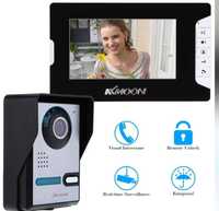 Видео звънец с голям 7’’Color TFT LCD екран KKMOON Video Doorbell