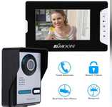 Видео звънец с голям 7’’Color TFT LCD екран KKMOON Video Doorbell