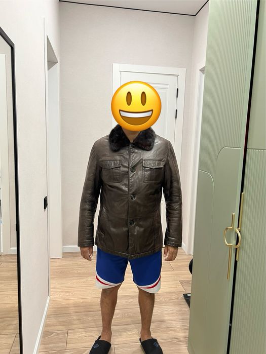 Дубленка натуральная кожа