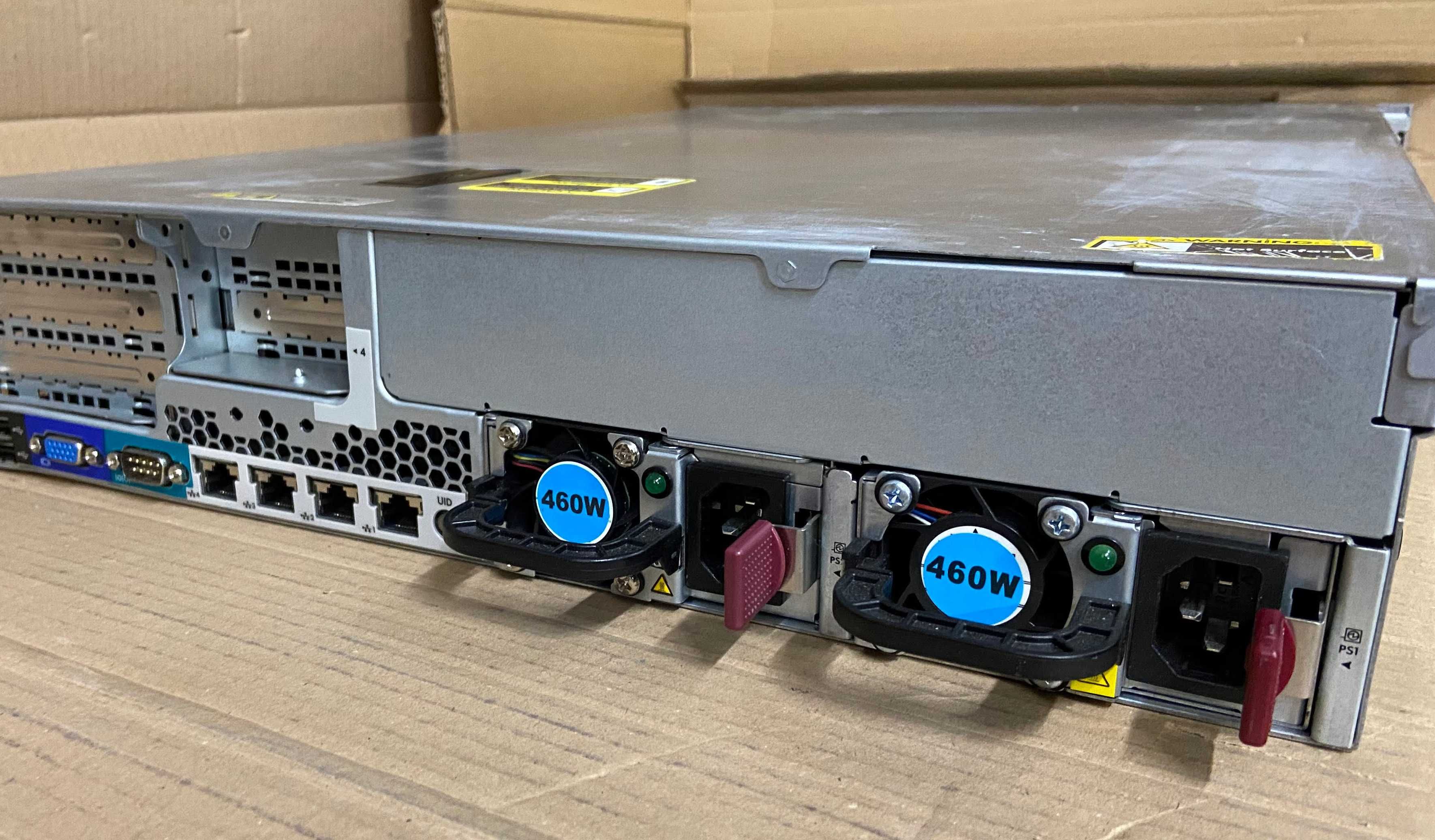 Сървър HP DL380e G8 2x Xeon E5-2450L 16 core, 32GB RAM, 2xPSU, Proxmox