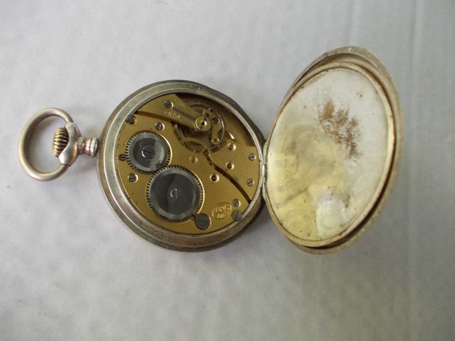 Ceas vechi de buzunar din argint Albert Esser AACHEN