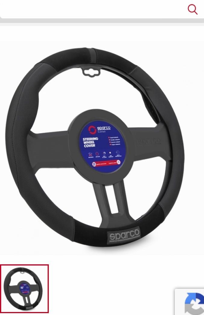 Калъф за волан Sparco Corsa 38 см. нов