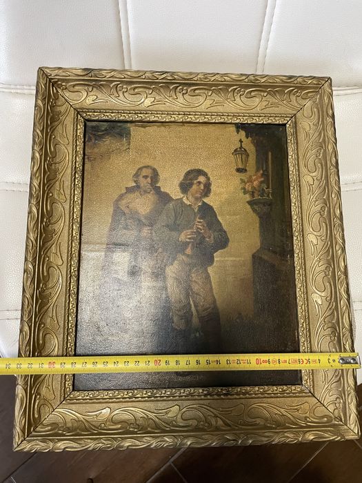 Tablou vechi-cromolitografie