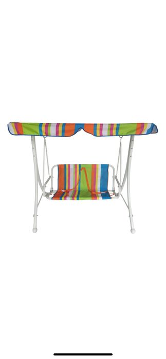 Leagan pentru copii cu 2 locuri, multicolor