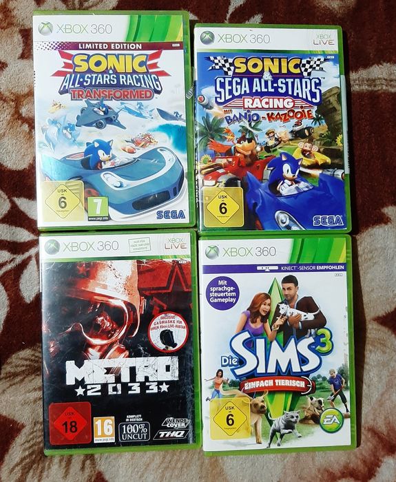 Vând jucării copii stare bună Xbox 360 sonic metro și-mi 3