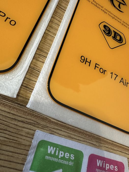 Vand Folie Sticla 9D Full-Screen Iphone 17, 17 Pro, 17 Pro Max, 17 Air