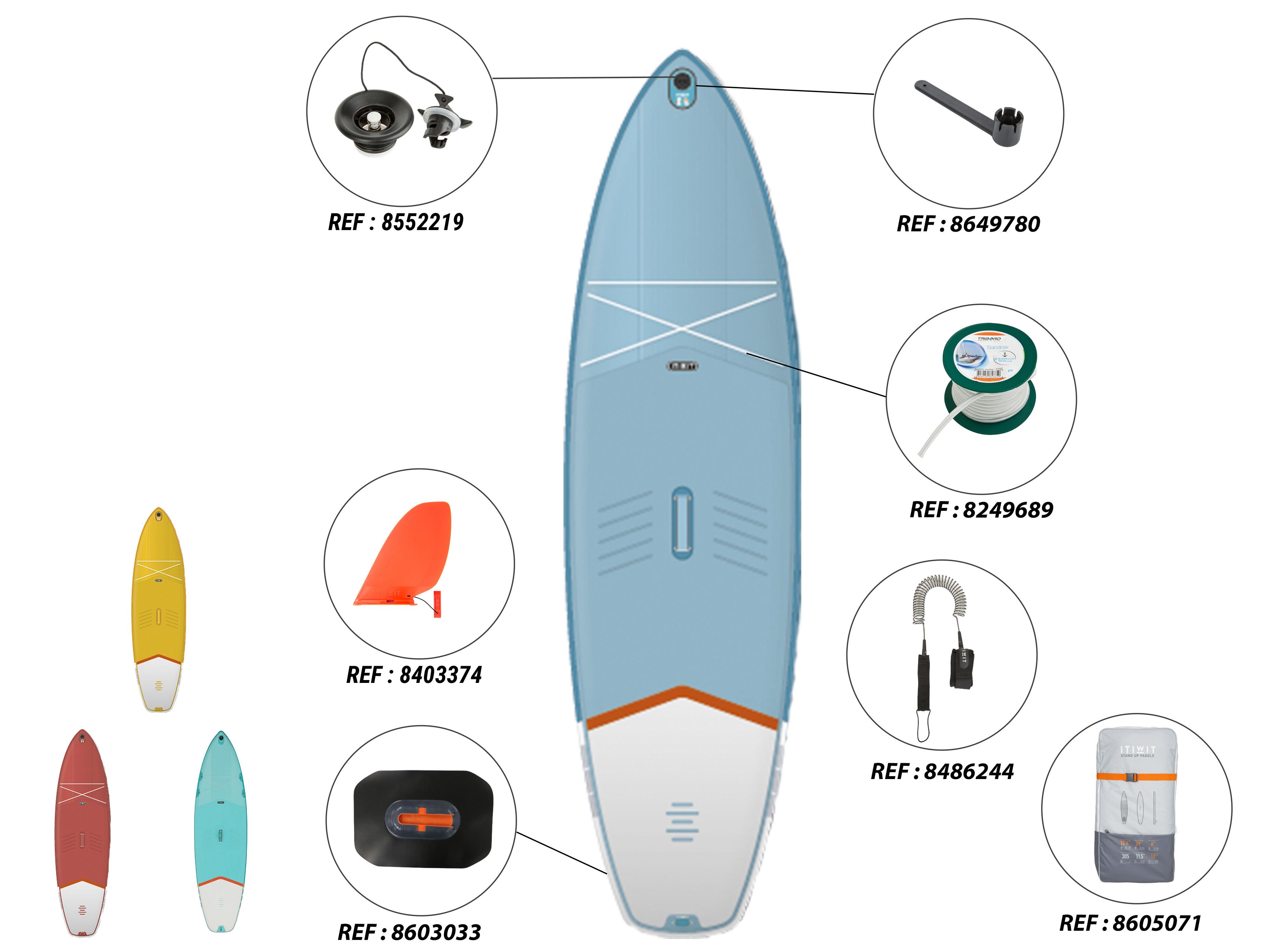 Stand Up Paddle Gonflabil nivel - produs resigilat (nou) Decathlon