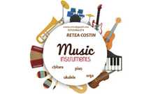 Ore/ lectii  Chitara, ukulele, pian, canto